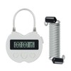 KENRONE Heart Metal Timer Lock, USB Rechargeable Timer Compact Padlock