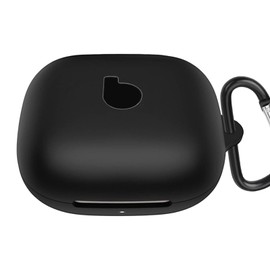 Case Fit for Beats Powerbeats Pro 2, Silicone Protective Cover for Beats Powerbeats Pro 2, 360° Protection Shockproof Soft Silicone Cover with Keychain(Black)