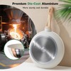 13 Pcs Pots and Pans Set, Nonstick Cookware Sets White