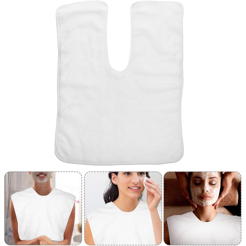 Toalla Cabello de Microfibra Gruesa y Vellón Blanco Toalla Absorbente