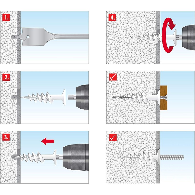 TOX 072700221 Thermal Insulation Dowels M 50 mm Pack of