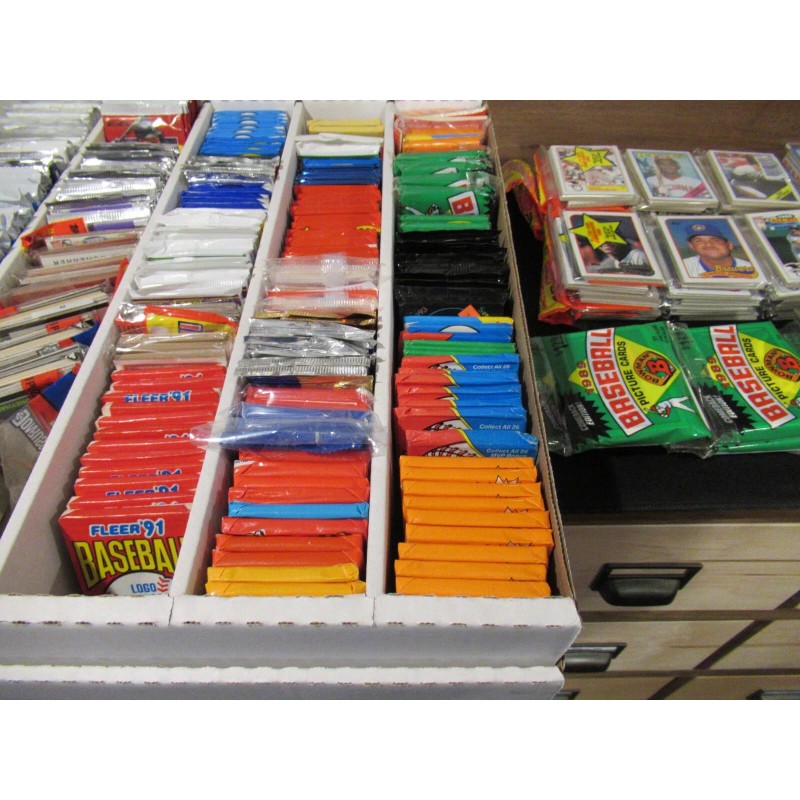HUGE Lot of 300 Unopened Old Vintage Baseball Cards in