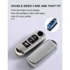 KUNIO Car Key Fob Cover fit for Mazda 2 CX-5