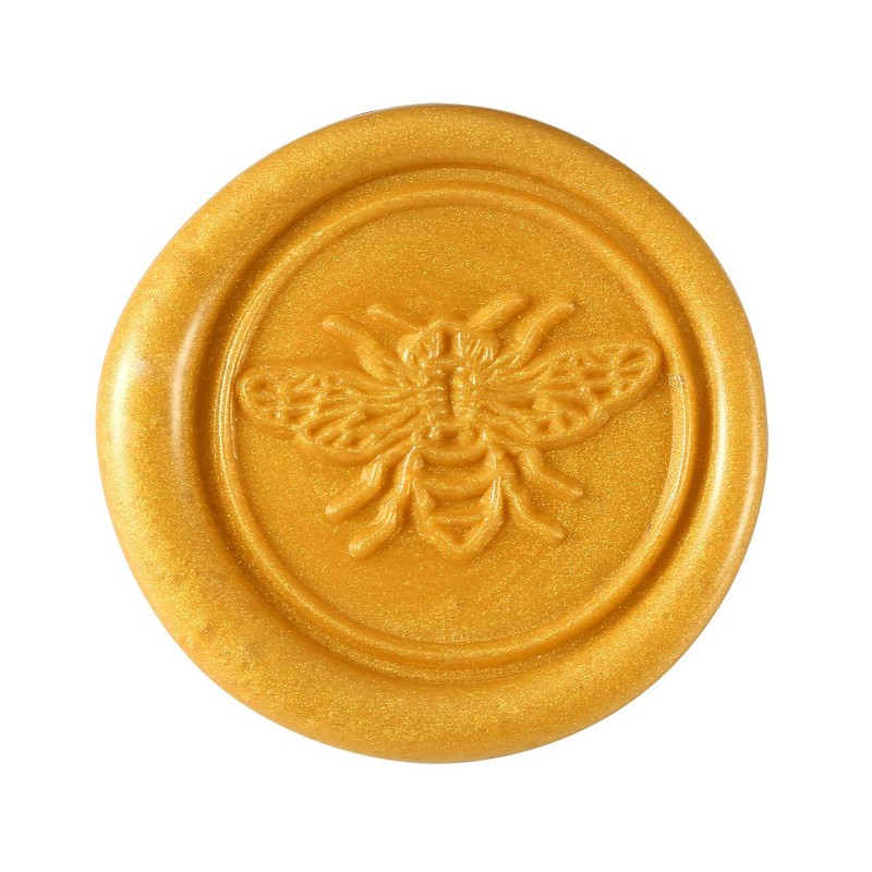 Yoption Wax Seal Stamp Kit, Bee Sealing Stamp with Gold