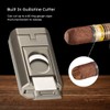 Visol Boulder Butane Torch Quad Flame Refillable Gas Lighter, Built