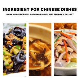 Premium Dried Lily Flowers Buds Unsulfured 4oz, Dried Lilium Fowers Bulk Chinese Food Cooking, Golden Needles Dried Day Lilies for Hot & Sour Soup, Moo Shu Pork, and Buddha's Delight