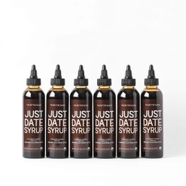 Just Date Syrup: Award-Winning Organic Date Syrup I Six 8.8 OZ Squeeze Bottles I Low-Glycemic, Vegan, Paleo | 1 Ingredient : 100% Organic Medjool Dates