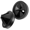 2pcs 3 1/8 Inch Garbage Disposal Sink Baffle Splash Guard,
