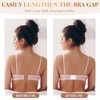 4 Pack Bra Extender 4 Hook - Elastic Bra Extenders