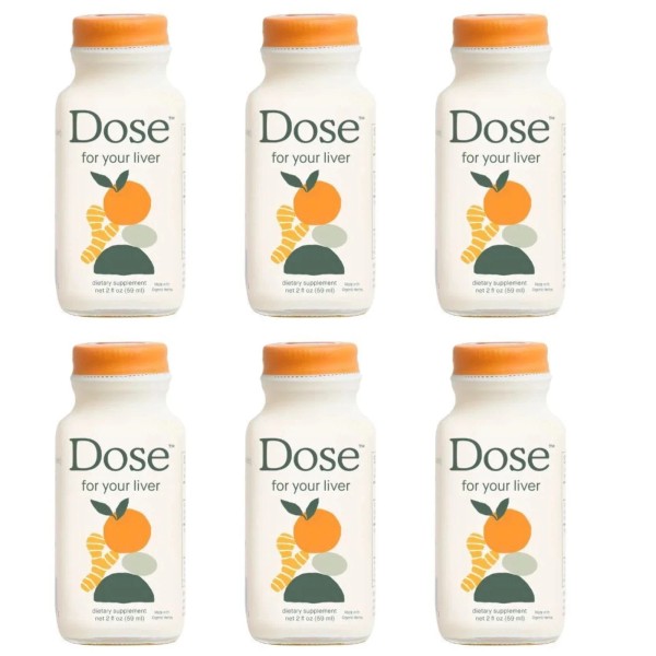 6 PACK DOSE For Your Liver Support Supplement Cleanse Fatty
