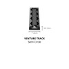 VanEssential 95" Venture Track T-6 Aluminium L-Track Black Anodized (Semi