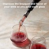 Rabbit W6127 Wine Aerator and Pourer, Clear and Stainless Steel