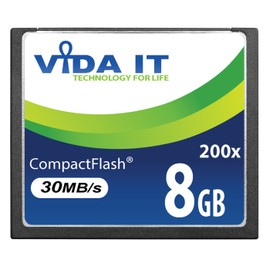 Vida IT NEW 8GB HIGH SPEED 200x 30MB/s CF Compact Flash MEMORY CARD FOR Sigma SD14 SLR DIGITAL CAMERA UK
