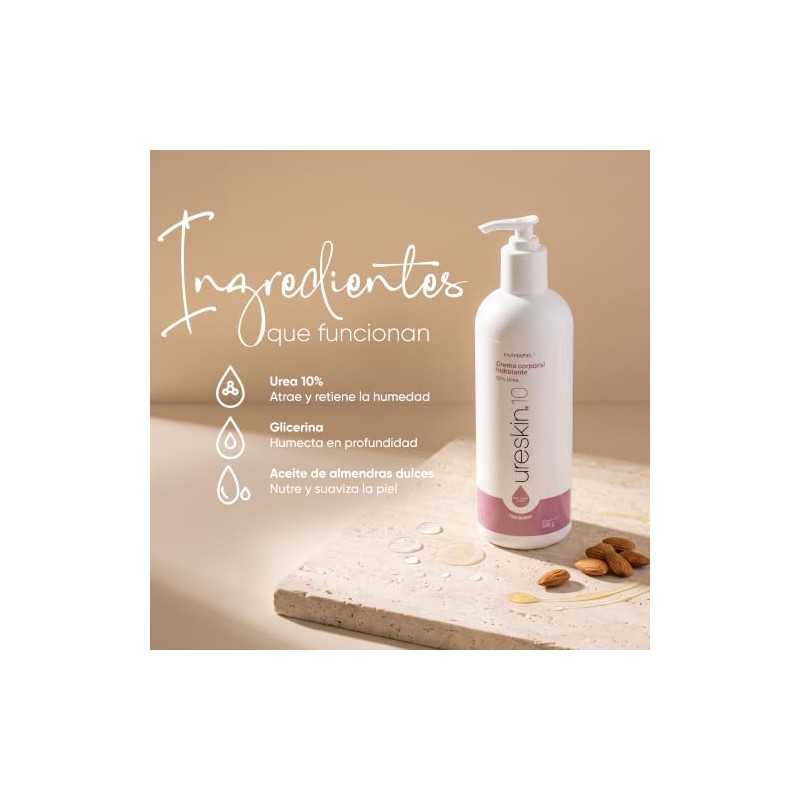 Crema Corporal Urea 500 Piel Normal Seca Hidratación Diaria Cuerpo
