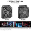 Clyxgs 8 Pipe Aluminum Heat Exchanger Cooling Water Drain Water
