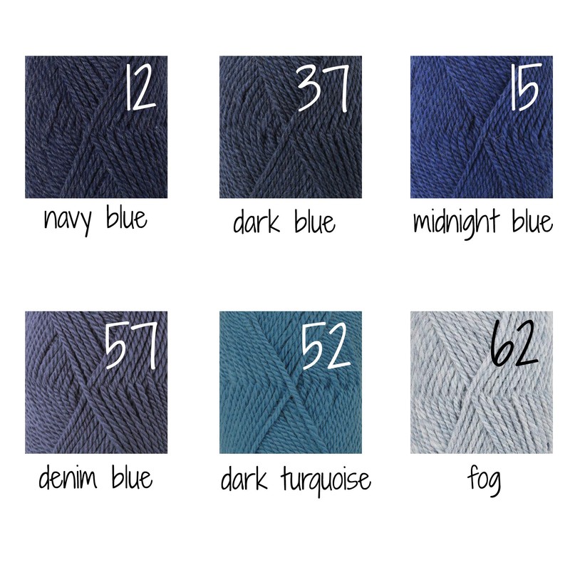 Drops Alaska Aran sh57 Denim Blue