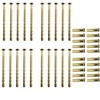 Universal Hardware 20 Pack M4 Door Handle Screws Brass with