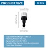 VooGenzek 30 Pieces Adjustable Micro Sprayer for 4/7 mm Drip