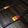 Classic Retro Heritage Stripe License Plate Frame - Fits Toyota