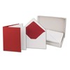 25 Folding Card Sets – Red – 12 x 17