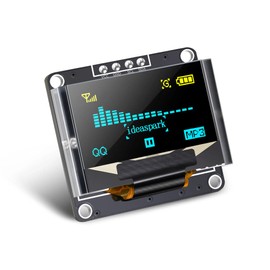 ideaspark 0.96" OLED Display Module with Protective Case 128x64 SSD1306 4 Pin Soldered for Arduino Raspberry Pi (Yellow and Blue)