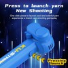 Glow String Shooter Toy with Dual Built-in UV Blacklights, Three