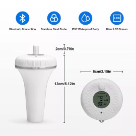 INKBIRD Floating Pool Thermometer Aquarium Bluetooth Or Wireless Or WiFi Gateway - IBS-P01B(Bluetooth)