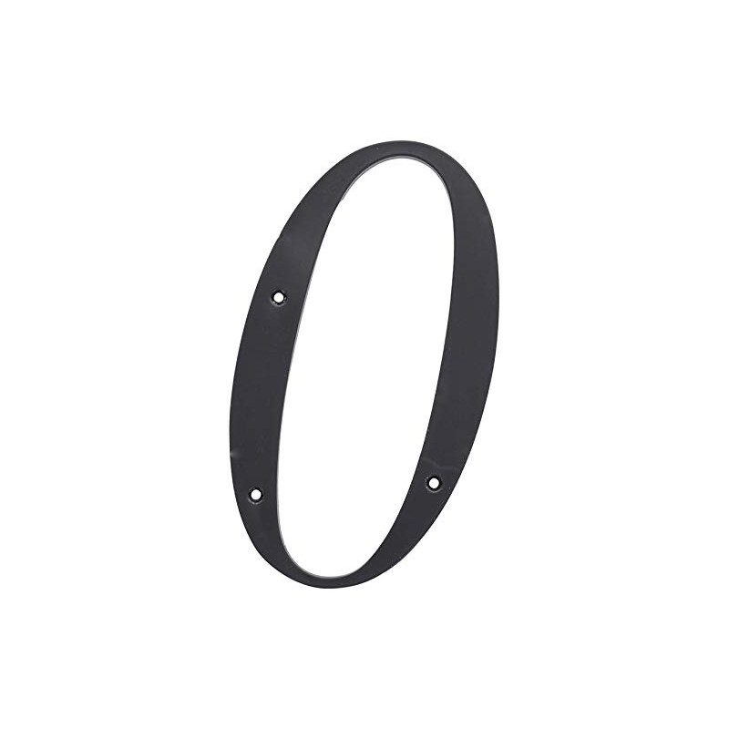 Hillman 847374 Black House Number 0, 6-Inch Nail Plastic