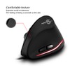 T-20 Mouse Wired Vertical Mouse Ergonomic Rechargeable 4 3200 movement