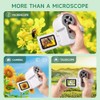 Microscope for Kids, [3-in-1] 1000X Handheld Mini Scope with 2"