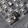 5D Embossed Bunny Nail Stickers Lovely Rabbit Nail Art White