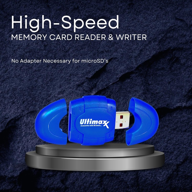 Ultimaxx USB High-Speed Card Reader & Writer for SD, SDHC,