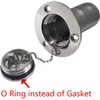 ISURE MARINE 1-1/2"(38mm) Boat Gas Deck Fill/Filler with Keyless Cap