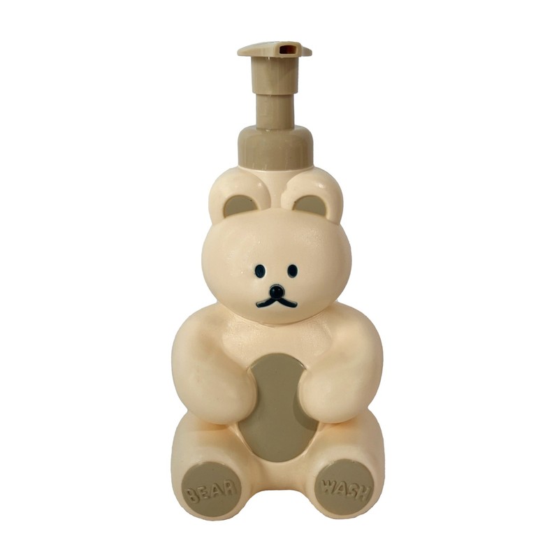 Foam Pump Bottle Cute Bear Shape Large Capacity Foaming Soap