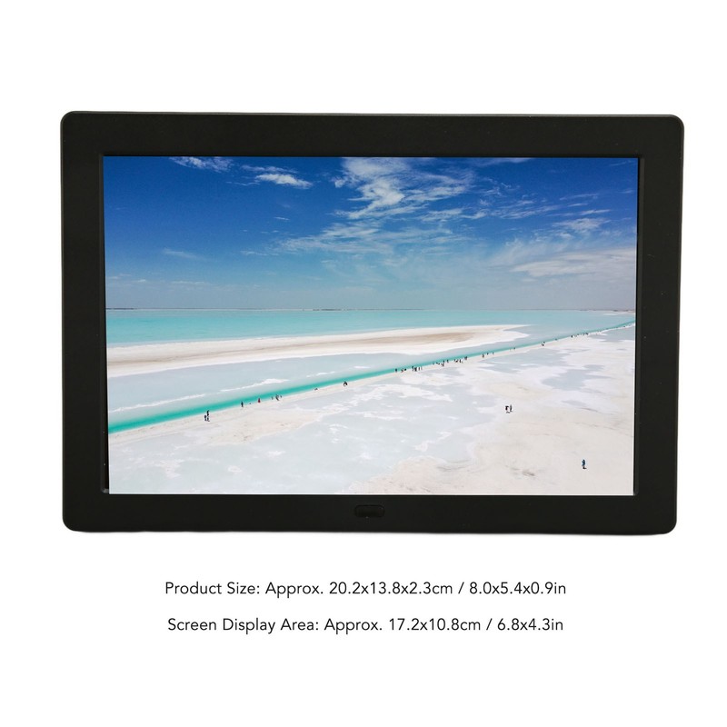 8 Inch Digital Photo Frame 1280x800 HD IPS Display Support