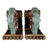 Rustic Western Star Turquoise Birchwood Birch Tree Cross Decorative Bookends