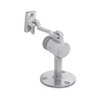 Tuff Stuff #6732AL Aluminum Finish Floor Mount Door Stop with Hook & Plate Door Holder