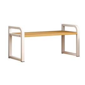 AIMALL Adjustable Height Desktop Bookshelf with Single and Double Storage, Integrated Wall and Floor Standing Home Bookshelf