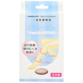 riraru-tye Compression 圧靴 Under Below Knee Socks Open Toe Pink Medium