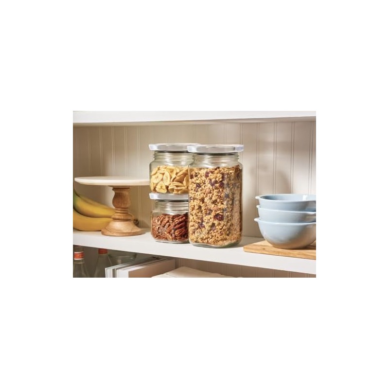 Ball 3 Jar Set, Stack & Store Jars with Airtight