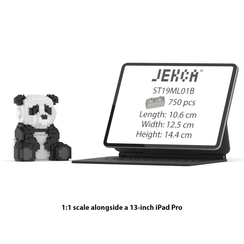 JECKA Animal Building Blocks for Kidults Panda 01S
