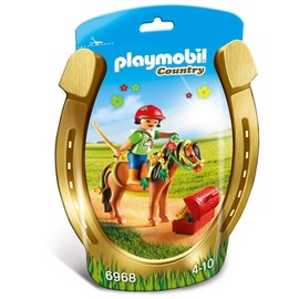 Playmobil 6968 Collectable Groomer with Bloom Pony, Fun Imaginative Role-Play, PlaySets Suitable for Children Ages 4+