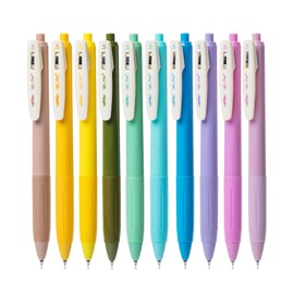 Mr. Pen- Retractable Gel Pens, 10 Pack, Light Vintage Ink Colors Gel Pens Fine Point, Fast Dry Vintage Pen, Retractable Pens, Gel Ink Pens, Aesthetic Pens for Journaling Fine Tip Pens