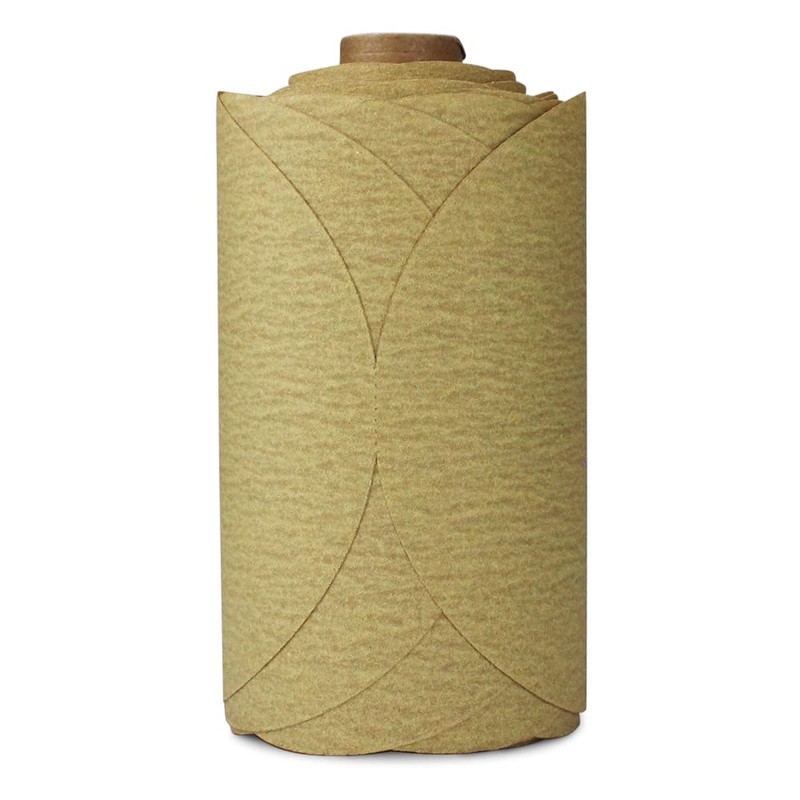 BHA 5" Inch Discs On a Roll PSA Gold Adhesive