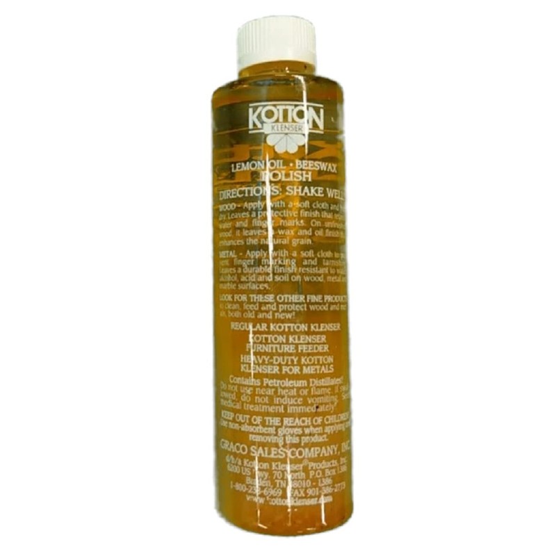 Lemon Oil Beeswax Polish 10 Oz.