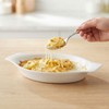 jinsongdafa 5 x 8 Inch Ceramic Oval Au Gratin Baking