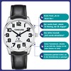 Men's Talking Watch Analogue Dial Time/Date Automatic Time Calibration Alarm