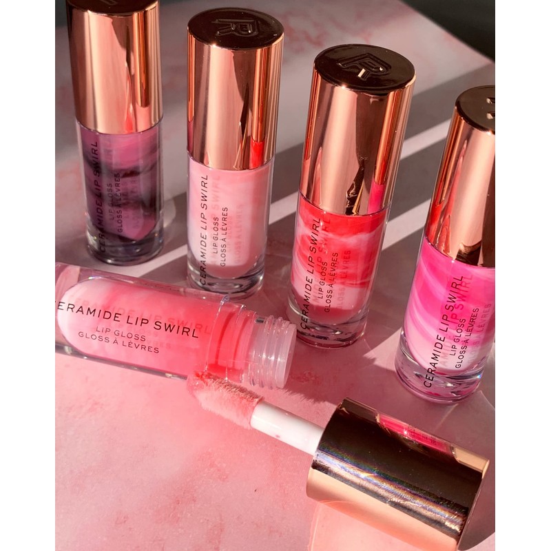 Makeup Revolution, Lip Swirl Ceramide Gloss, Lipgloss, Berry Pink, 4.5ml