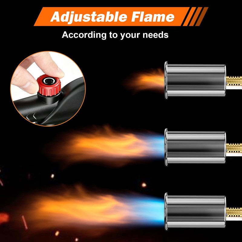 Yunziling Propane Torch – Adjustable Grill Torch with Flame Control