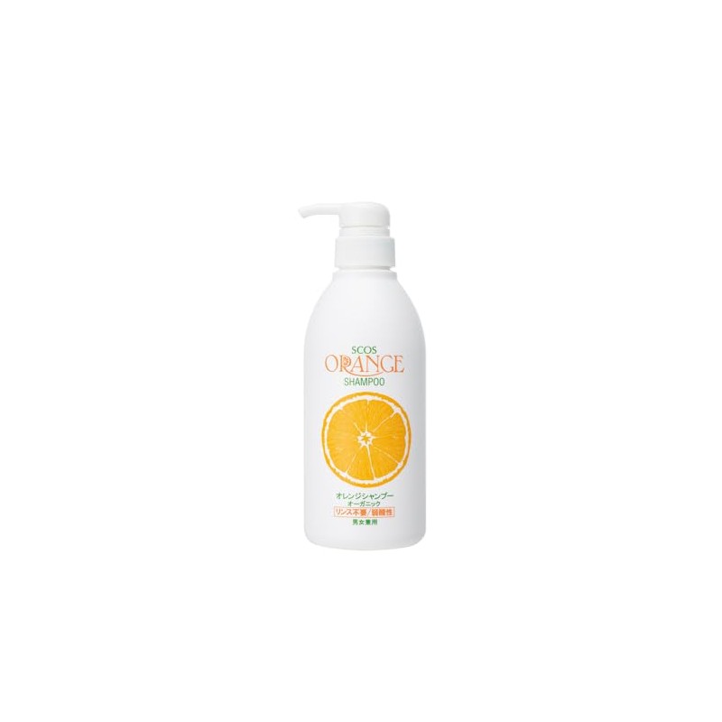 Escos Orange Shampoo Organic Pump, 16.9 fl oz (500 ml)